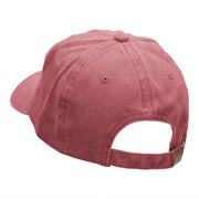 Mini Buck Embroidered Unstructured Cotton Cap