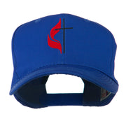 Methodist Church's Cross Embroidered Cap