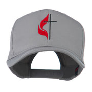 Methodist Church's Cross Embroidered Cap