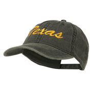 Mid State Texas Embroidered Washed Cap