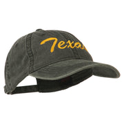 Mid State Texas Embroidered Washed Cap