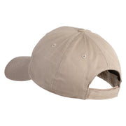 Doberman Embroidered New High Profile Twill Caps - Khaki OSFM