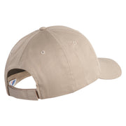 Doberman Embroidered New High Profile Twill Caps - Khaki OSFM