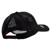 Licensed 173rdth Airborne Brigade Combat Team Veteran Embroidered Solid Cotton Twill Mesh Prostyle Cap - Black OSFM