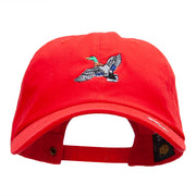 Mallard Duck Embroidered Washed Cap