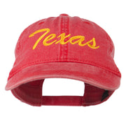 Mid State Texas Embroidered Washed Cap