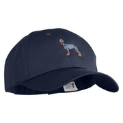 Doberman Embroidered New High Profile Twill Caps - Navy OSFM