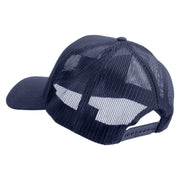 Licensed 173rdth Airborne Brigade Combat Team Veteran Embroidered Solid Cotton Twill Mesh Prostyle Cap - Navy OSFM