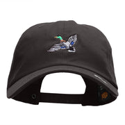 Mallard Duck Embroidered Washed Cap