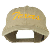 Mid State Texas Embroidered Washed Cap