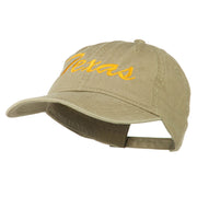 Mid State Texas Embroidered Washed Cap