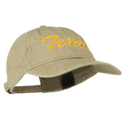 Mid State Texas Embroidered Washed Cap