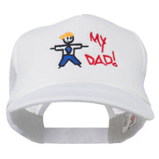 My Dad Embroidered Youth Foam Golf Mesh Cap