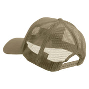 Licensed 173rdth Airborne Brigade Combat Team Veteran Embroidered Solid Cotton Twill Mesh Prostyle Cap - Khaki OSFM