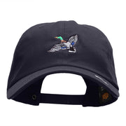 Mallard Duck Embroidered Washed Cap