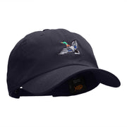 Mallard Duck Embroidered Washed Cap