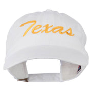 Mid State Texas Embroidered Washed Cap