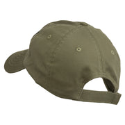 Military Squad Embroidered Low Profile Washed Cap