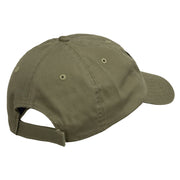 Military Squad Embroidered Low Profile Washed Cap