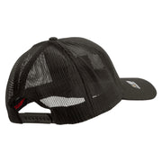 Licensed 173rdth Airborne Brigade Combat Team Veteran Embroidered Solid Cotton Twill Mesh Prostyle Cap - Charcoal OSFM