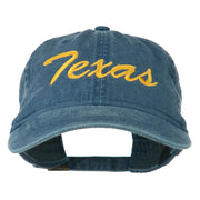 Mid State Texas Embroidered Washed Cap