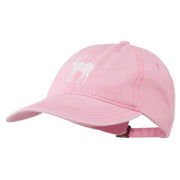 American Moose Embroidered Washed Cap