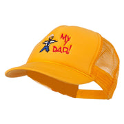 My Dad Embroidered Youth Foam Golf Mesh Cap