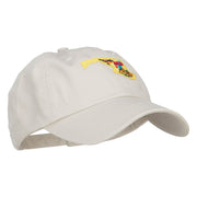 USA State Maryland Patched Low Profile Cap