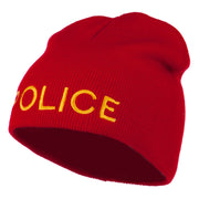 Military Police Embroidered Short Beanie