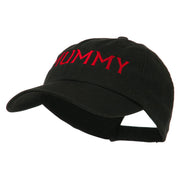 Mummy Embroidered Pet Spun Washed Cap