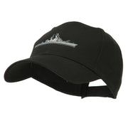 Navy Ship Missile Embroidered Cap