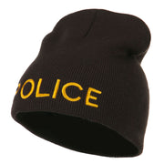 Military Police Embroidered Short Beanie