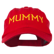 Mummy Embroidered Pet Spun Washed Cap