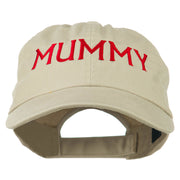 Mummy Embroidered Pet Spun Washed Cap