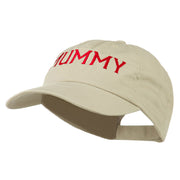 Mummy Embroidered Pet Spun Washed Cap