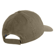 Bengal Cat Embroidered Low Profile Dyed Cotton Twill Cap - Olive OSFM