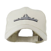 Navy Ship Missile Embroidered Cap