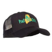 Maine Pine Tree State Embroidered Trucker Cap