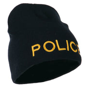 Military Police Embroidered Short Beanie