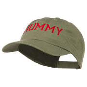 Mummy Embroidered Pet Spun Washed Cap