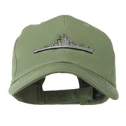 Navy Ship Missile Embroidered Cap