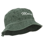 Maine Embroidered Bucket Hat