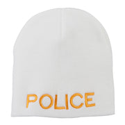 Military Police Embroidered Short Beanie