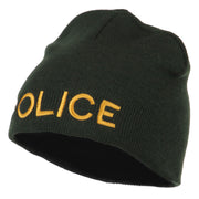 Military Police Embroidered Short Beanie