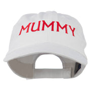 Mummy Embroidered Pet Spun Washed Cap