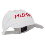 Mummy Embroidered Pet Spun Washed Cap