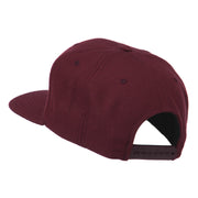 Flat Bill Mustache Embroidered Cap