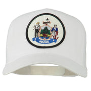 Maine State Patched Mesh Cap