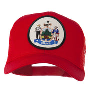 Maine State Patched Mesh Cap