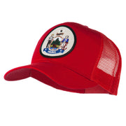 Maine State Patched Mesh Cap